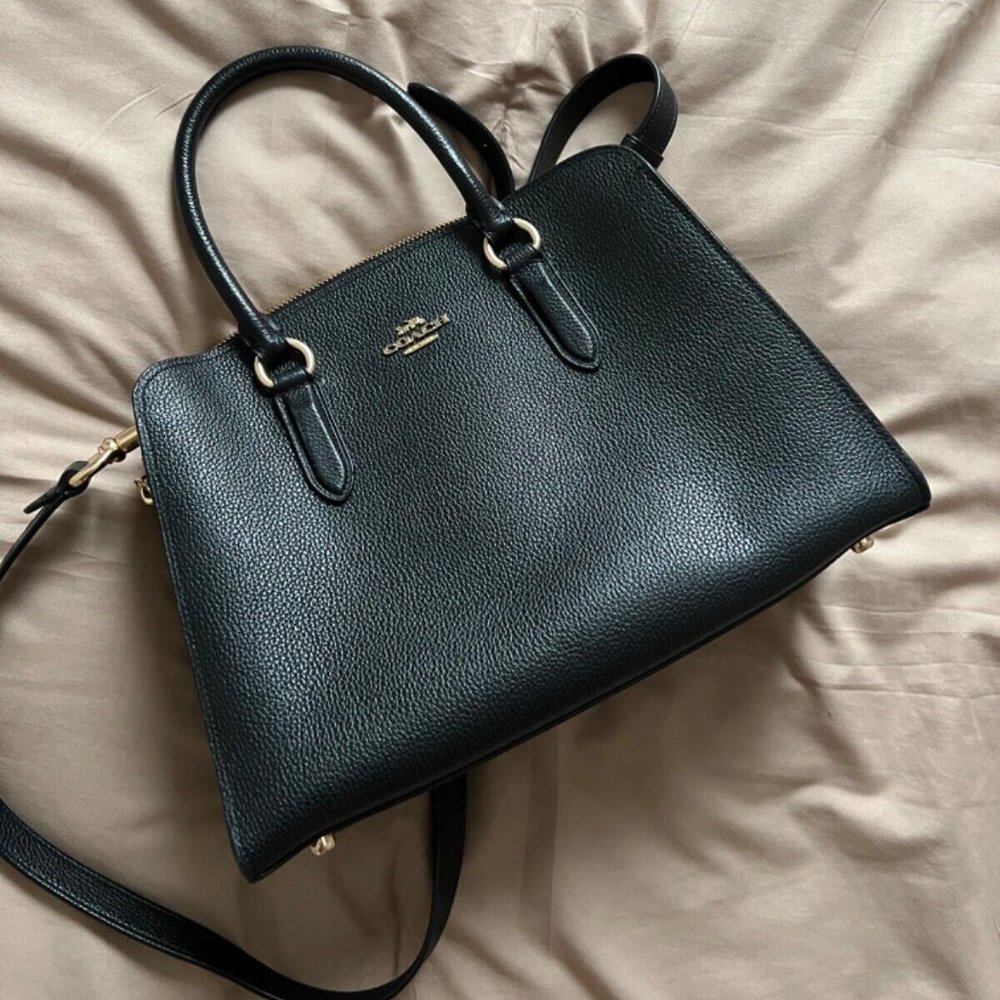 Coach Channing Carryall Tote Handbag Black